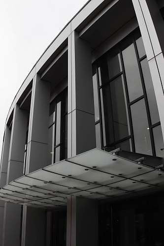 office building gray concrete building building
